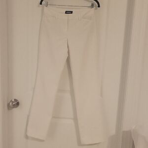 Express Women's Straight Leg Off-White Pants